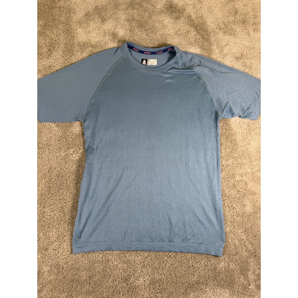 Chubbies Mens Sports Raglan Short Sleeve T-Shirt Blue Pineapple Logo Size M